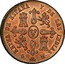 Spain 4 Maravedis Segovia Acueduct 1836 KM# 511.3 REYNA DE ESPAÑA Y DE LAS INDIAS 4 M coin reverse