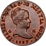 Spain 4 Maravedis Isabel II 1837 KM# 530.2 ISABEL 2 POR LA G DE DIOS Y LA CONST 1837 4 M coin obverse