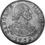 Spain 4 Reales Carlos IV 1792 MF KM# 431.1 CAROLUS IIII DEI G 1792 coin obverse