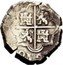 Spain 4 Reales (Segovia Castle) KM# 33.3 coin reverse