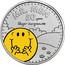 UK 5 Pounds 50th Anniversary of Mr. Men. Colored 2021 Brilliant Uncirculated (BU) MR. MEN 50 YEARS ROGER HARGREAVES coin reverse