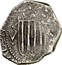Spain 5 Reales Louis XIII 1641 KM# 56 V R PRINCIPATVS CATALONIAE coin obverse