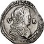 Spain 5 Reales Louis XIV Barcelona 1644 KM# 103 V R LVD XIIII D G REX FRAN ET CO BAR coin obverse