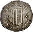 Spain 5 Sous Louis XIII 1641 KM# 46 V S PHILIP9 R HISPANI coin obverse