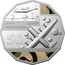 Australia 50 Cents 100 Years RAAF - Lockheed C-130 Hercules 2021 LOCKHEED 1958-2021 C-130 HERCULES 50 ROYAL AUSTRALIAN AIR FORCE CENTENARY coin reverse