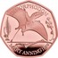 UK 50 Pence Dimorphodon 2021 DIMORPHODON MARY ANNING 1828 coin reverse
