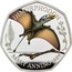 UK 50 Pence Dimorphodon. Coloured 2021 DIMORPHODON MARY ANNING 1828 coin reverse