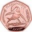 UK 50 Pence Plesiosaurus 2021 PLESIOSAURUS MARY ANNING 1823 coin reverse