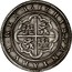Spain 50 Reales Philip III 1618/7 Aqueduct A+ KM# 65 HISPANIARVM REX 1618 coin reverse