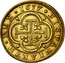 Spain 8 Escudos Philip IV 1637 Aqueduct R KM# 95 HISPANIARVM REX 1637 coin reverse