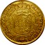 Spain 8 Escudos Sevilla 1786 S C KM# 409.2a IN UTROQ FELIX AUSPICE DEO S C 8 S coin reverse