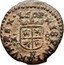 Spain 8 Maravedis Philip IV 1661 TR KM# 12.8 HISPANIARVM REX 1661 TR coin reverse