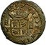 Spain 8 Maravedis Philip IV 1662 MD Y KM# 171.5 HISPANIARVM REX A VIII MD coin reverse