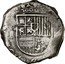 Spain 8 Reales Philip III 1605 To C KM# 38.2 PHILIPPUS D G OMNIUM coin obverse