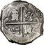 Spain 8 Reales Philip III 1605 To C KM# 38.2 HISPAN REGNORUM REX coin reverse