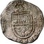 Spain 8 Reales Philip IV 1627/0 MD V Vertical mm, Value VIII KM# 39.4 PHILIPPVS IIII D G VIII coin obverse