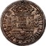 Spain 8 Reales Philip IV 1660 Aqueduct BR KM# 39.5 PHILIPPVS IIII D G BR 8 coin obverse