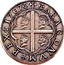Spain 8 Reales Felipe V 1707 Full round specimens are valued at approximately twice the klippe levels KM# 62 ARAGONVM REX 1707 coin reverse