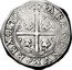 Spain 8 Reales Philip V Crowned Shield 1707 KM# 61 ARAGONVM REX 1707 coin reverse