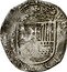 Spain 8 Reales Philip III 1601 Flags Do KM# 37.5 PHILIPPVS III D G VIII coin obverse