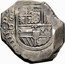 Spain 8 Reales (Philip IV) KM# 39.6 PHILIPPVS IIII D G S D coin obverse