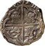 Spain 8 Reales (Philip III) KM# 37.3 HISPANIARVM REX 1612 coin reverse