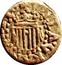 Spain Dinero (Aragon) KM# 6 coin reverse