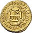 Spain Escudo (Felipe V Seville) KM# 253 HISPANIARUM REX S J I 1723 coin reverse