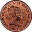 Spain 1 M Segovia Acueduct 1842 KM# 525.3 ISABEL 2A POR LA G DE DIOS Y LA CONST 1842 1 M coin obverse
