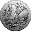 Australia One Dollar Australia's Coat of Arms 2021 ONE DOLLAR 1 OUNCE .999 AG coin reverse