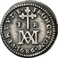 Spain Real Charles II 1686 Aqueduct BR KM# 204.1 PROTECTIONE VIRTVTE 1686 I R coin reverse