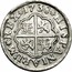 Spain Real Felipe V Seville 1738 PJ KM# 354 1738 HISPANIARUM REX coin reverse