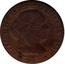 Spain 1/2 Centimo 1867 OM KM# 632.5 Second Decimal Coinage ISABEL II POR LA GRACIA DE DIOS Y LA CONST 1867 coin obverse