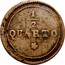 Spain 1/2 Quarto Barcelona 1811 KM# 75 1/2 QUARTO coin obverse