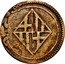 Spain 1/2 Quarto Barcelona 1811 KM# 75 coin reverse