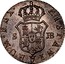 Spain 1/2 Real Sevilla 1832 JB KM# 482.3 HISPANIARUM REX S JB coin reverse