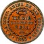 Spain 1/20 Real Isabel II 1853 KM# 597 Y LA CONST. REINA DE LAS ESPAÑAS MEDIA DECIMA DE REAL. 1853 coin reverse