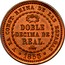 Spain 1/5 Real Isabel II 1853 KM# 601 Y LA CONST.REINA DE LAS ESPAÑAS DOBLE DECIMA DE REAL 1853 coin reverse