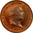 Spain 10 Centimos Isabel II 1854 KM# 603 ISABEL 2A. POR LA G DE DIOS Y LA CONST L. M. 1854 coin obverse