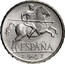 Spain 10 Centimos Iberian rider 1941 PLUS KM# 766 ESPAÑA 1941 coin obverse