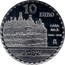Spain 10 Euro 150th Anniversary of the Birth of Antoni Gaudi - Casa Mila 2002 (M) Proof KM# 1082 10 EURO CASA MILA M 2002 coin reverse