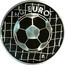 Spain 10 Euro Football World Cup in Korea and Japan - Goal shooting 2002 (M) Proof KM# 1079 10 EURO M coin reverse