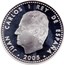 Spain 10 Euro Peace and Liberty 2005 Proof KM# 1065 JUAN CARLOS I REY DE ESPAÑA 2005 coin obverse