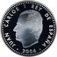Spain 10 Euro Carlos V 2006 (M) Proof KM# 1122 JUAN CARLOS I REY DE ESPAÑA 2006 coin obverse