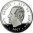 Spain 10 Euro Expo Zaragoza - Bridge Pavilion 2007 Proof KM# 1187 2007 JUAN CARLOS I REY DE ESPAÑA coin obverse