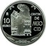Spain 10 Euro The Song of My Cid 2007 Proof KM# 1137 M 10 EURO CANTAR DE MIO CID coin reverse