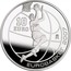 Spain 10 Euro Eurobasket Championship 2007 Proof KM# 1134 10 EURO EUROBASKET 2007 M coin reverse