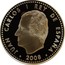 Spain 10 Euro King Alphonse X the Wise 2008 Proof KM# 1203 JUAN CARLOS I REY DE ESPAÑA 2008 coin obverse