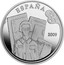 Spain 10 Euro Dali - Portrait of Gala 2009 Proof KM# 1211 ESPAÑA DALÍ 2009 coin obverse