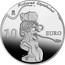 Spain 10 Euro Dali - Portrait of Picasso 2009 Proof KM# 1210 PINTORES ESPAÑOLES M 10 EURO coin reverse